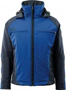 MASCOT® Herren Softshelljacke "DARMSTADT" Unique kornblau, schwarz Größe M
