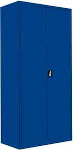 LÜLLMANN Stahlschrank 530353 enzianblau 92,5 x 50,0 x 195,0 cm, aufgebaut