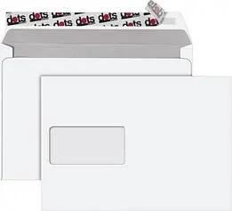 dots Briefumschläge DIN C5 mit Fenster weiß haftklebend 250 St.
