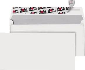 dots Briefumschläge DIN lang ohne Fenster weiß haftklebend 250 St.