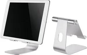 Neomounts Tablet-Halterung DS15-050SL1 silber für 1 Tablet oder 1 Smartphone, Tischständer