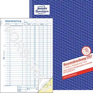 AVERY Zweckform Kassenbuch/EDV Formularbuch