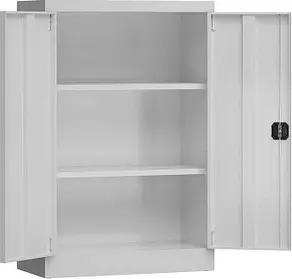 ClassiX Stahlschrank X-530290 lichtgrau 80,0 x 38,0 x 120,0 cm, aufgebaut