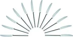 12 solex® Messer Helena silber