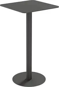 meet powered by PAPERFLOW CROSS Stehtisch HPL-Platte schwarz 60,0 x 60,0 x 110,0 cm
