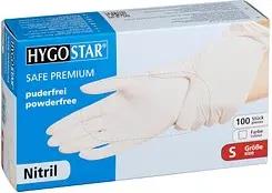 HYGOSTAR unisex Einmalhandschuhe SAFE PREMIUM weiß Größe S, 100 St.