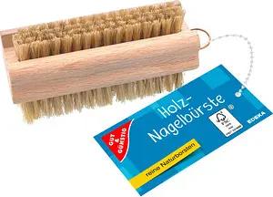 GUT&GÜNSTIG Nagelbürste braun Holz