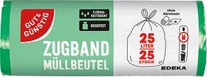GUT&GÜNSTIG Müllbeutel 25,0 l grün, 25 St.