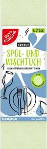 GUT&GÜNSTIG Spültücher Mikrofaser 60 °C waschbar, 5 St.