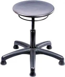 mey chair Hocker Assistent Basic A1S-TG-B 9068 schwarz