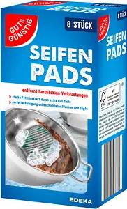 GUT&GÜNSTIG Seifen Pads Stahlwolle, 8 St.