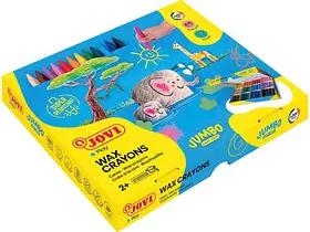 JOVI Jumbo Easy Grip Sparbox Wachsmalstifte farbsortiert, 300 St.