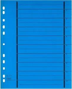 Wekre Trennblätter 1-10 blau, 50 St.