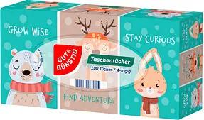 GUT&GÜNSTIG Taschentücherbox 4-lagig weiß, 100 Tücher