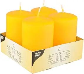 4 STARPAK Kerzen gelb