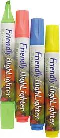 BALLOGRAF® Friendly Medium Textmarker farbsortiert, 4 St.