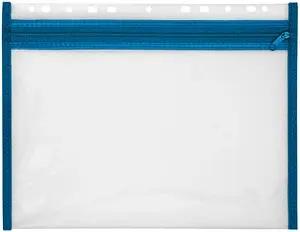 VELOFLEX Reißverschlussbeutel VELOBAG® transparent/blau 0,3 mm, 1 St.