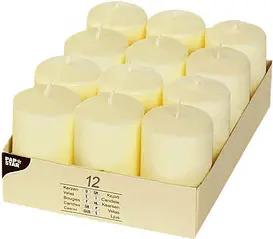 12 PAPSTAR Kerzen elfenbein