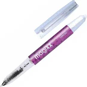 ONLINE® MagiXX Tintenroller lila/silber 0,7 mm, Schreibfarbe: blau, 1 St.