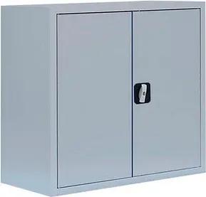 LÜLLMANN Stahlschrank 530300 lichtgrau 80,0 x 38,3 x 75,0 cm, aufgebaut