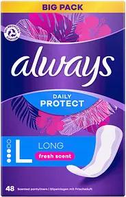 always Slipeinlagen Daily Protect Long für Slip, 48 St.
