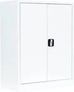 LÜLLMANN Stahlschrank 530317 signalweiß 80,0 x 38,3 x 100,0 cm, aufgebaut