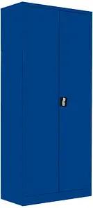 LÜLLMANN Stahlschrank 530333 enzianblau 80,0 x 38,3 x 180,0 cm, aufgebaut