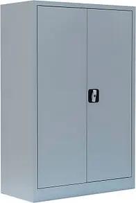 LÜLLMANN Stahlschrank 530320 lichtgrau 92,5 x 42,2 x 120,0 cm, aufgebaut