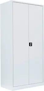 LÜLLMANN Stahlschrank 530357 signalweiß 92,5 x 50,0 x 195,0 cm, aufgebaut