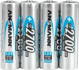 4 ANSMANN Akkus maxE Mignon AA min. 2.500 mAh