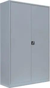 LÜLLMANN Stahlschrank 530380 lichtgrau 120,0 x 60,0 x 195,0 cm, aufgebaut