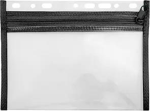 VELOFLEX Reißverschlussbeutel VELOBAG® transparent/schwarz 0,3 mm, 1 St.