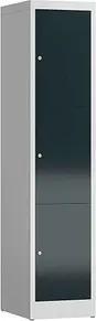 ClassiX Schließfachschrank anthrazit, lichtgrau X-523318, 3 Schließfächer 41,5 x 50,0 x 180,0 cm
