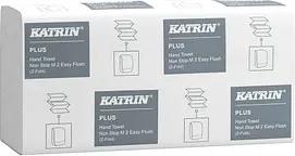 KATRIN Papierhandtücher 61624 Non Stop M 2 Easy Flush Interfold-Falzung 2-lagig 2.400 Tücher