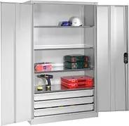 CP Stahlschrank 8931-503 S10421 lichtgrau 120,0 x 50,0 x 195,0 cm, aufgebaut