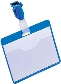 25 DURABLE Namensschilder mit Clip 9,0 x 6,0 cm