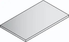 CP Fachboden silber 92,5 x 55,2 cm