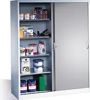 CP Stahlschrank 2159-00 S10096 lichtgrau 160,0 x 50,0 x 195,0 cm, aufgebaut
