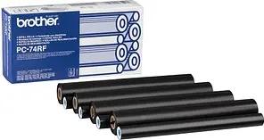 brother PC-74RF schwarz Thermo-Druckfolien, 4 Rollen