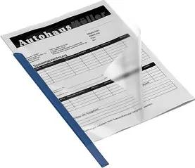 50 DURABLE Klemmschienen blau DIN A4 30 Blatt