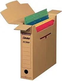 12 ELBA Archivboxen tric system braun 8,0 x 34,1 x 31,5 cm