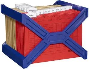 DURABLE Hängeregistraturkorb ohne Mappen CARRY Plus blau