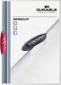 25 DURABLE Klemmhefter SWINGCLIP purpurrot