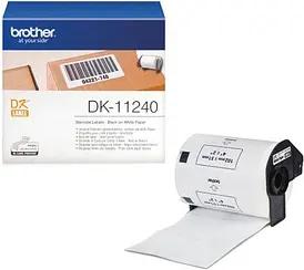 brother Etikettenrolle für Etikettendrucker DK11240 weiß, 102,0 x 51,0 mm, 1 x 600 Etiketten