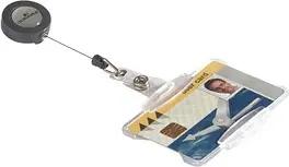 10 DURABLE Namensschilder mit Jojo 8,5 x 5,4 cm