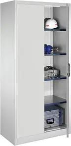 CP Stahlschrank 08921-00 S10104 lichtgrau 93,0 x 50,0 x 195,0 cm, aufgebaut