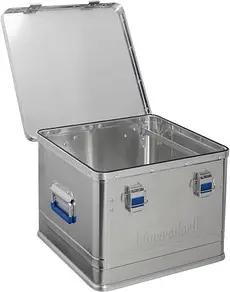 hünersdorff OFFICE BOX Alubox 50,0 l silber 44,0 x 44,0 x 32,0 cm
