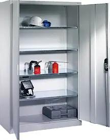 CP Stahlschrank 08931-00 S10014 lichtgrau 120,0 x 50,0 x 195,0 cm, aufgebaut