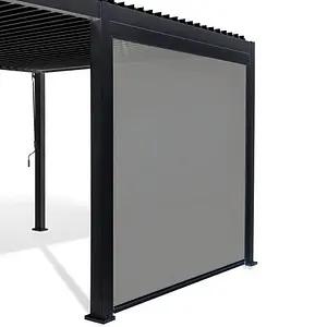 BEST Seitenrollo für Terrassenüberdachung Cadiz anthrazit 400,0 x 240,0 cm