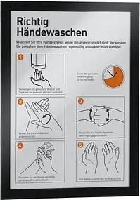 DURABLE Magnetrahmen selbstklebend DURAFRAME® schwarz A4, 2 St.